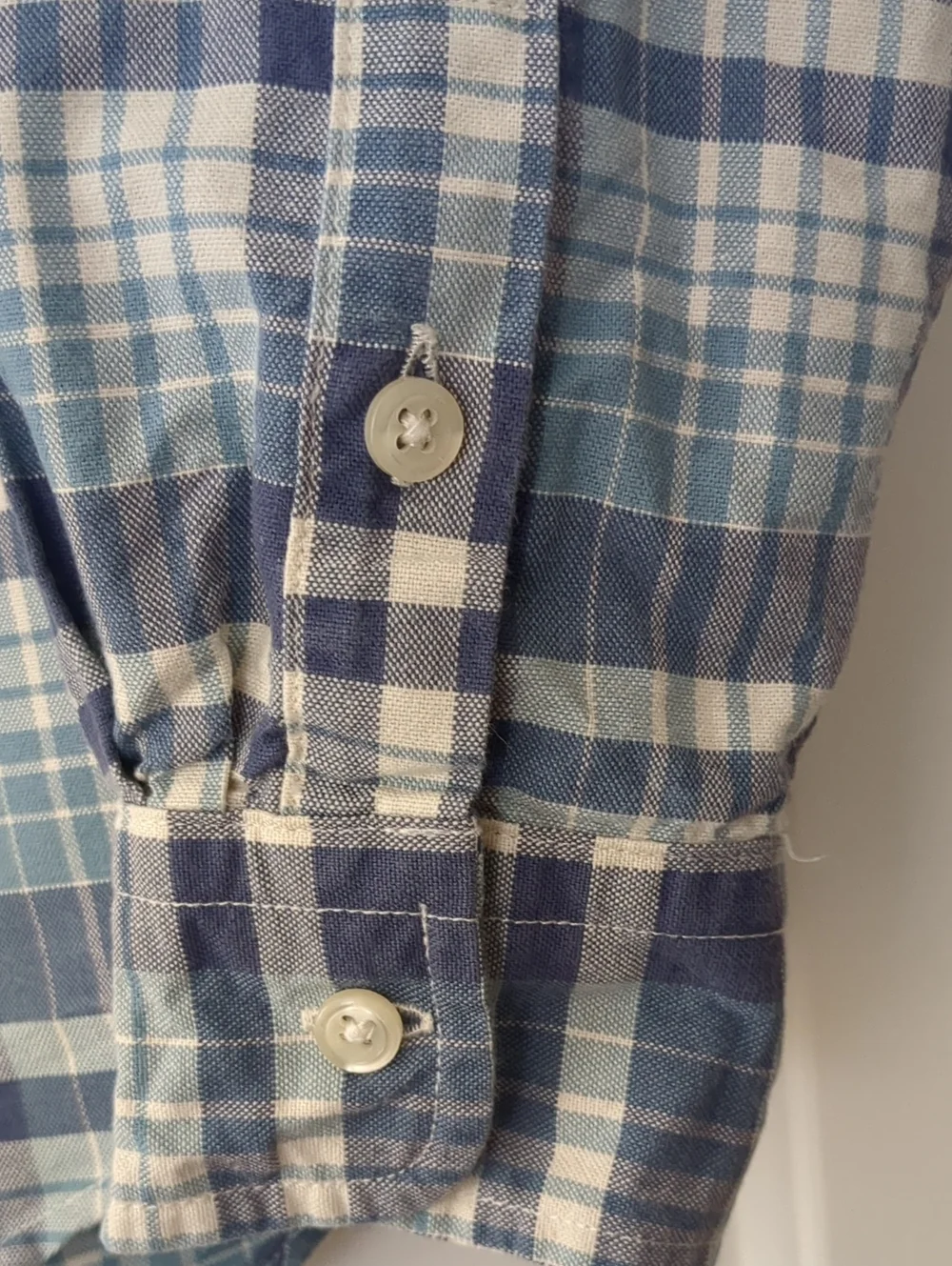 Ralph Lauren Boys Blue Plain Cotton Broadcloth Oxford 14-16
